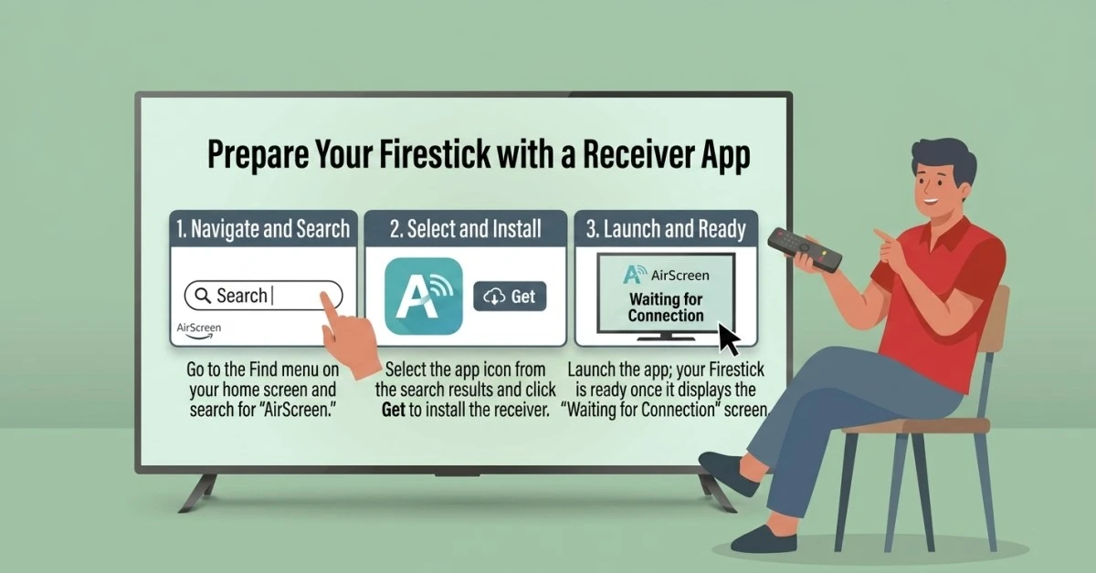 Prepare Your Firestick with a Receiver App