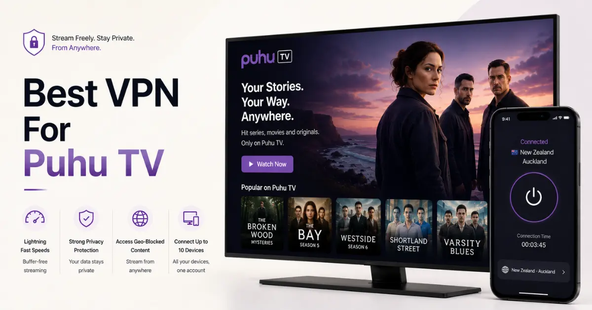 Best VPN For Puhu TV