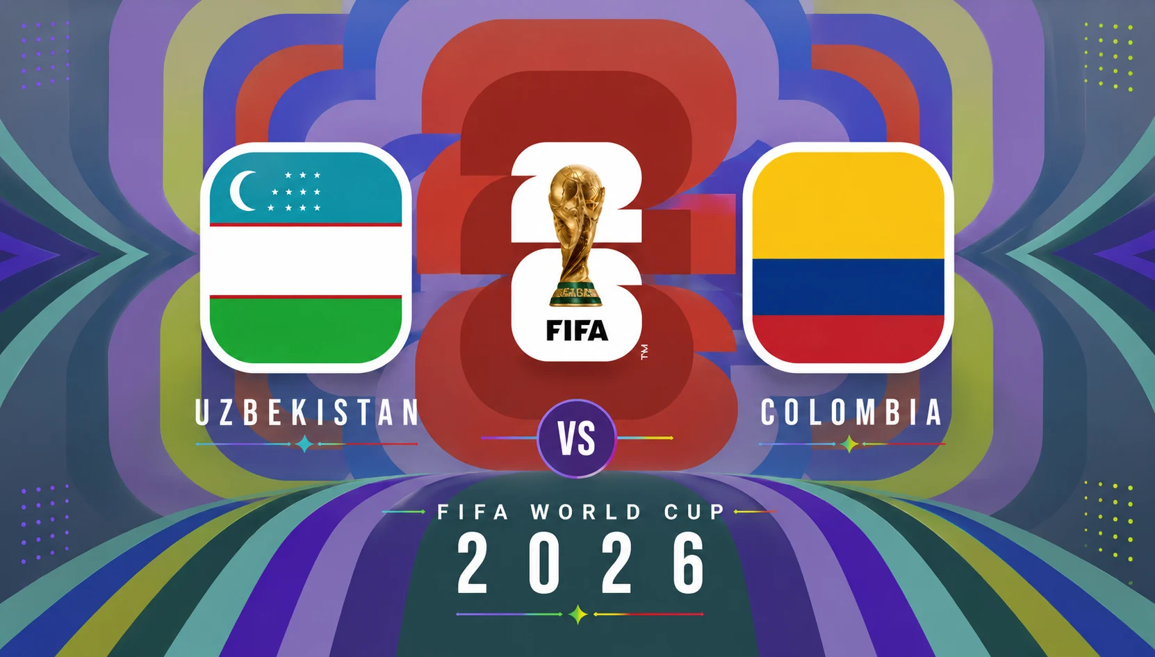 Watch Uzbekistan vs Colombia Live, FIFA World Cup