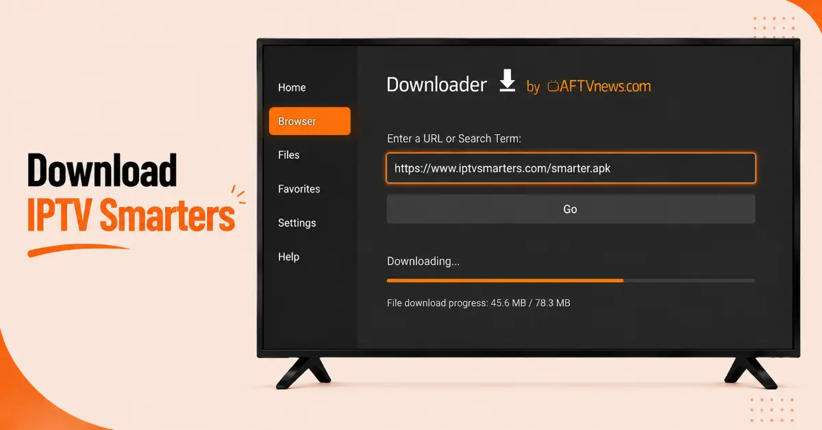 Download IPTV Smarters on Firestick