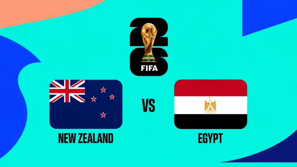 Watch New Zealand vs Egypt Live, FIFA World Cup