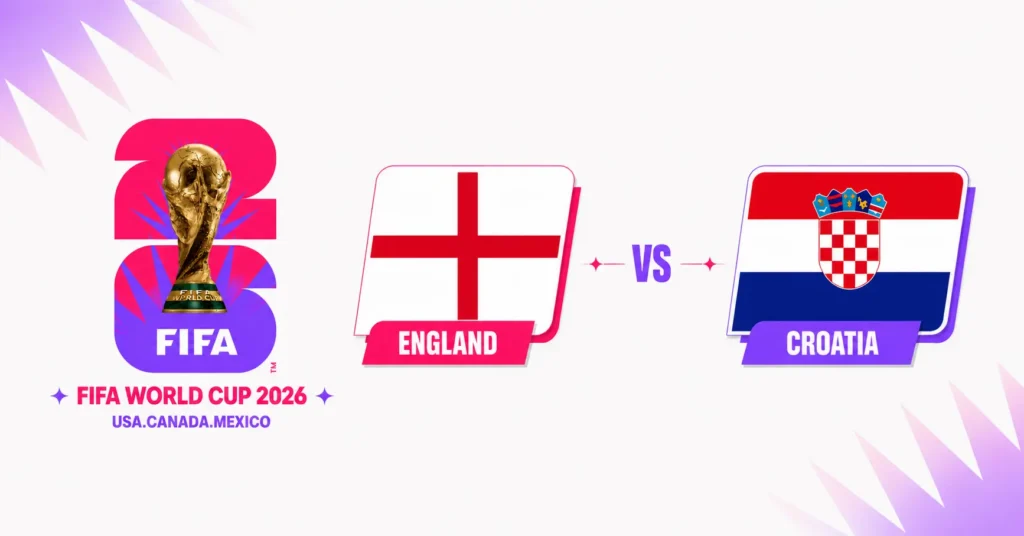 Watch England vs Croatia Live, FIFA World Cup