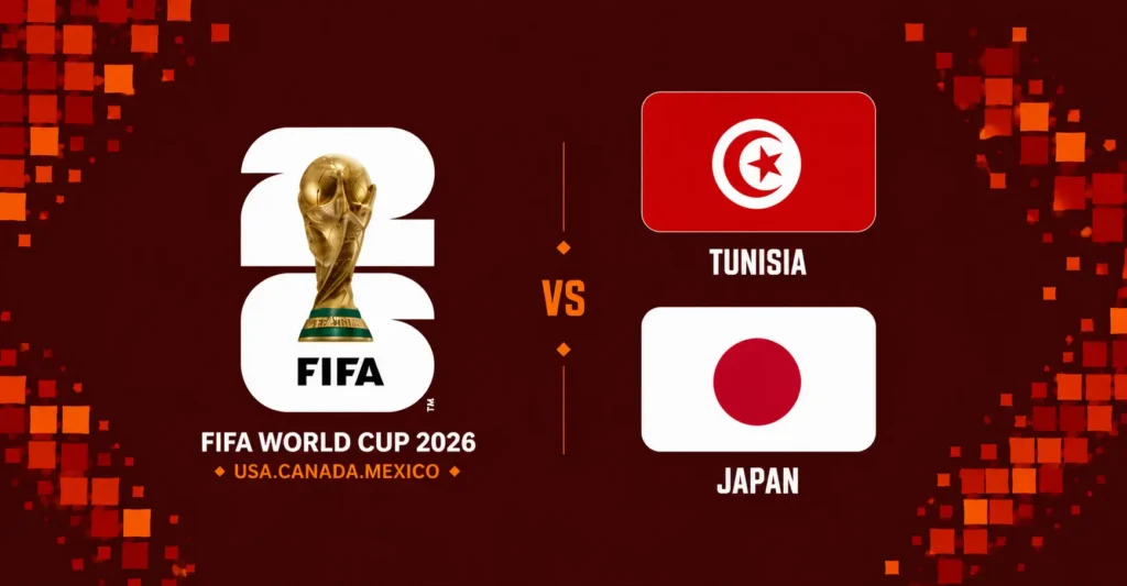 Watch Tunisia vs Japan Live, FIFA World Cup