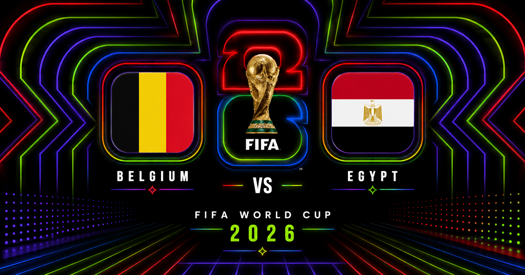 Watch Belgium vs Egypt Live in FIFA World Cup