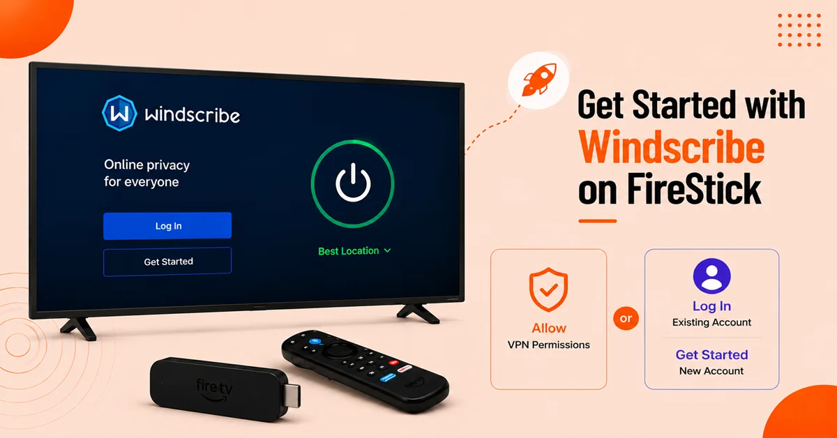 Launch Windscribe on FireStick