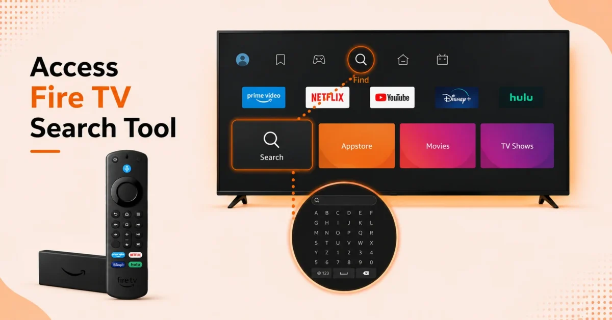 Open the Fire TV Search Feature