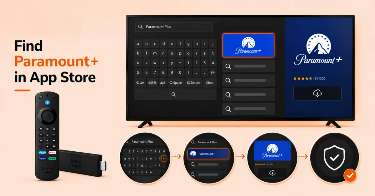 Locate the Paramount+ App