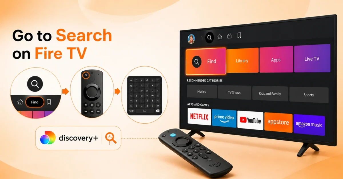 Access the Search Option on Fire TV