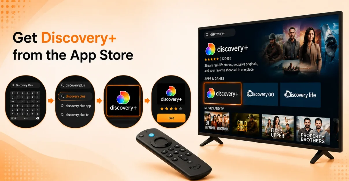 Find Discovery+ in the App Store
