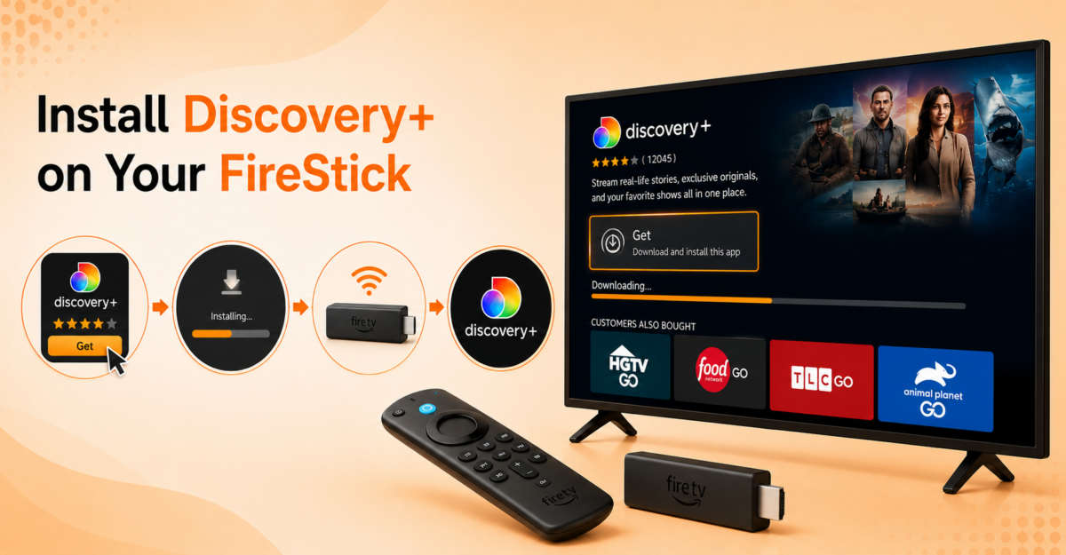 Download Discovery+ on FireStick