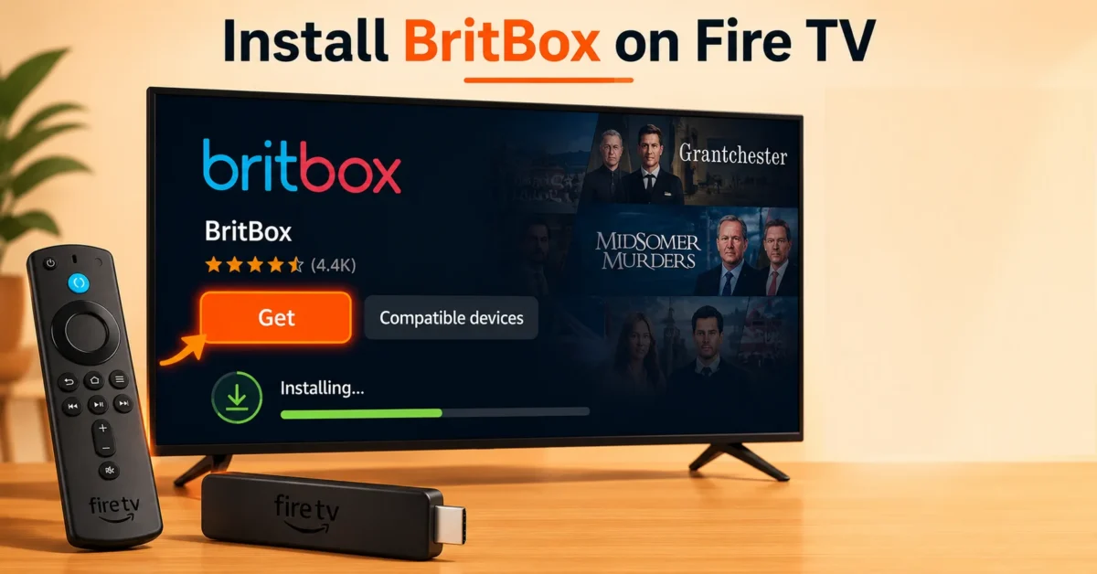 Download BritBox on FireStick