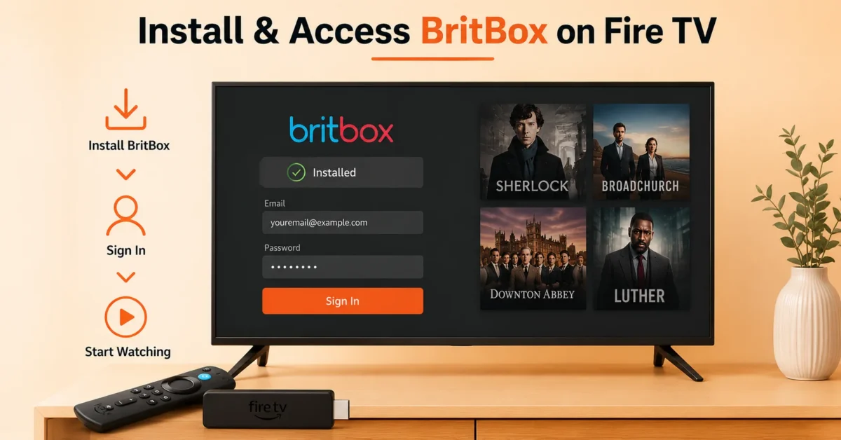 Sign In to Your BritBox Account
