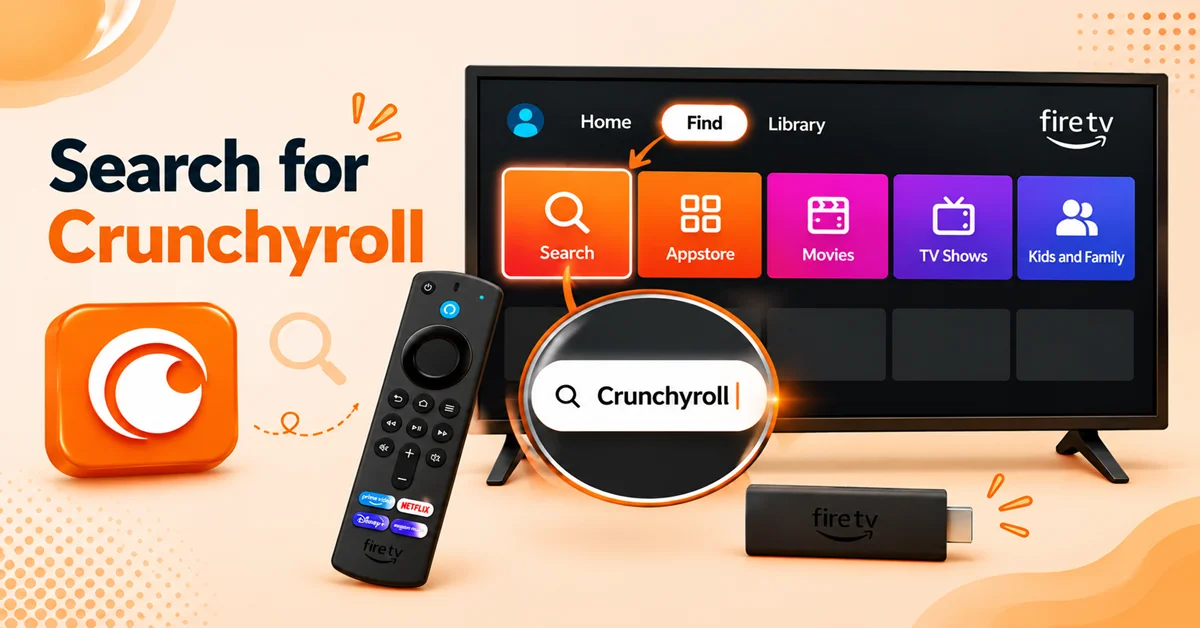 Download Crunchyroll on Firestick