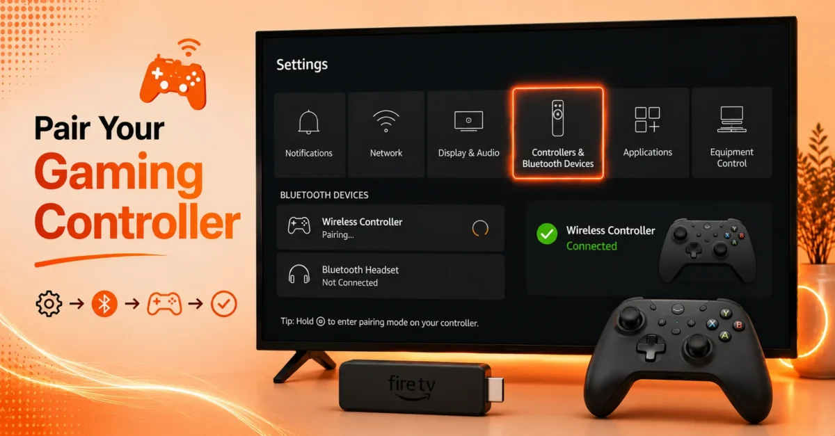 Connect a Bluetooth Gaming Controller
