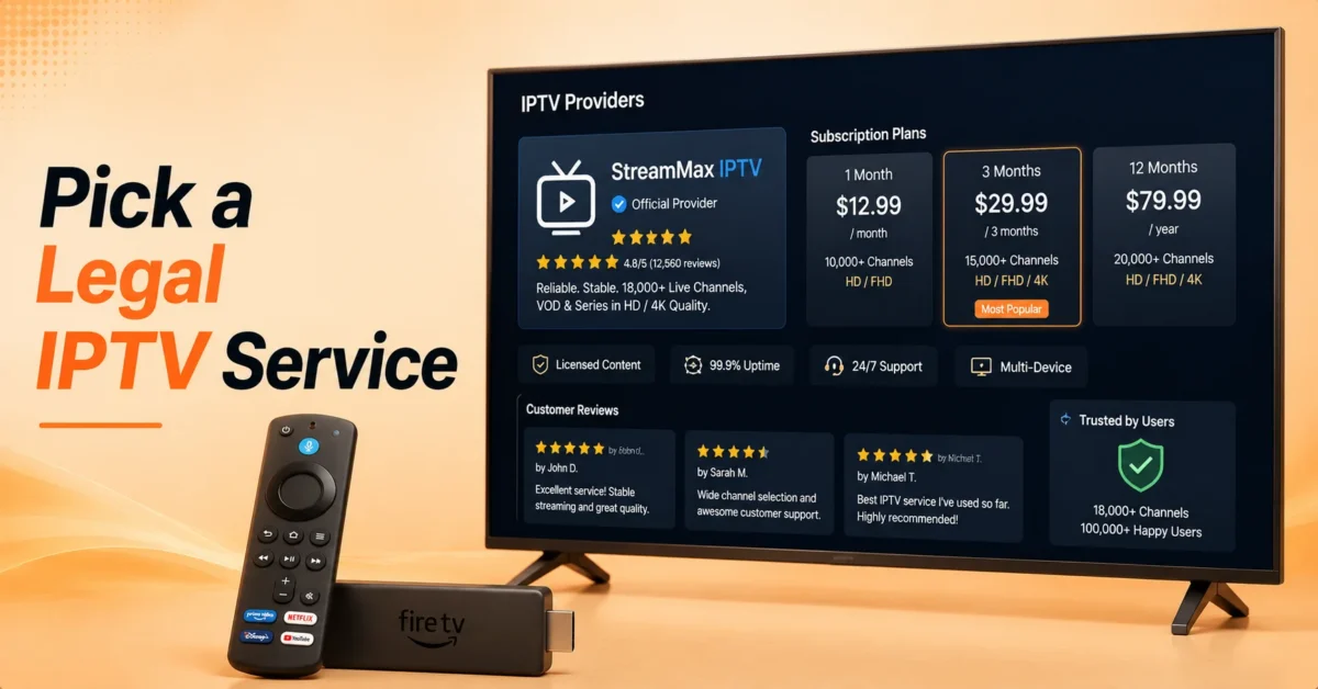 Choose a Licensed IPTV Provider