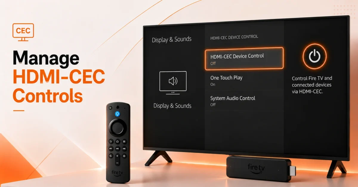 Check HDMI-CEC Controls