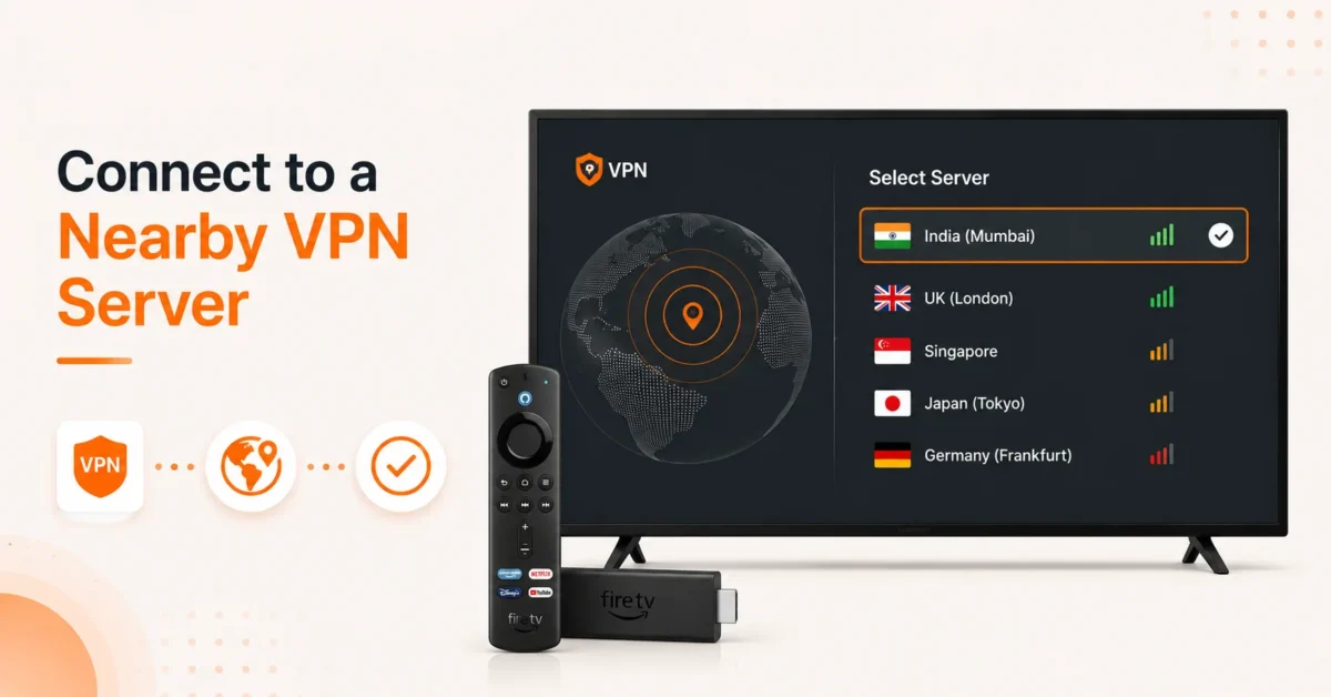 Switch to a Nearby VPN Server
