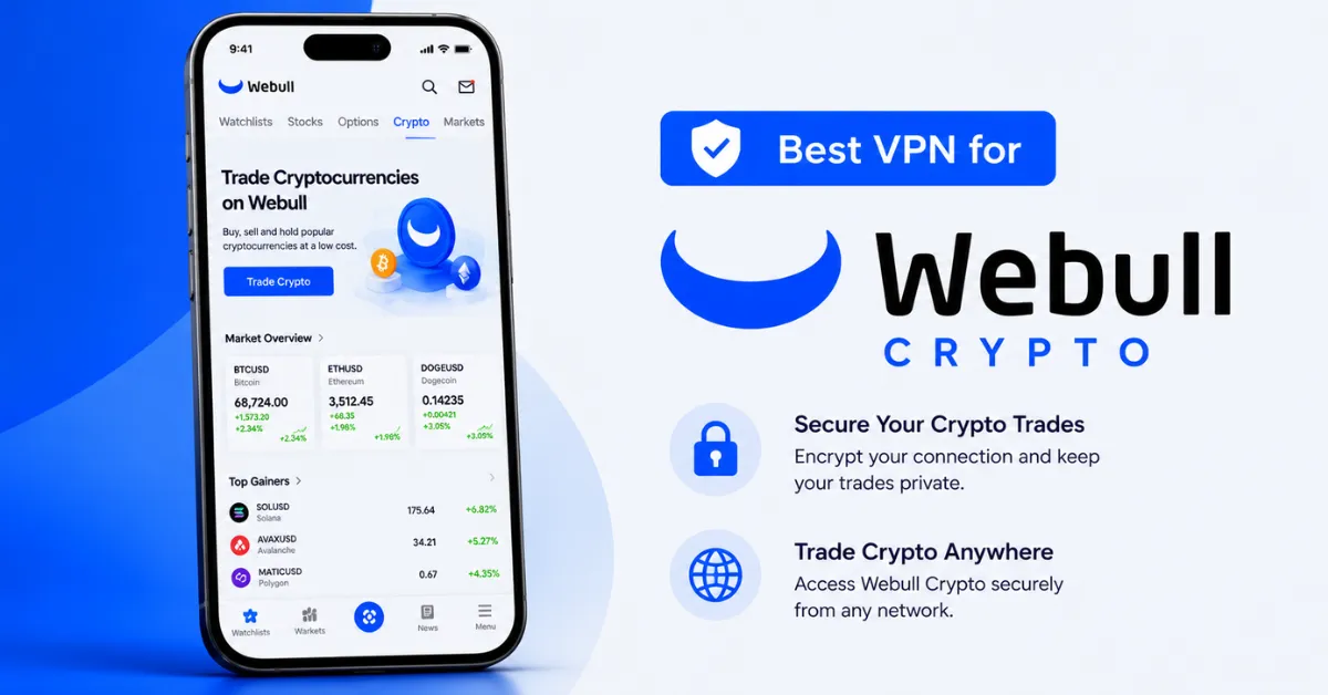 Best VPN for Webull Crypto