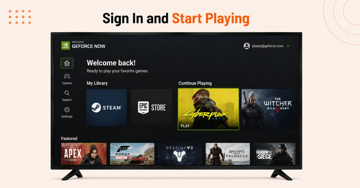 geforce now on firestick
