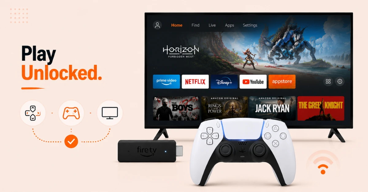 ps5 controller on firestick