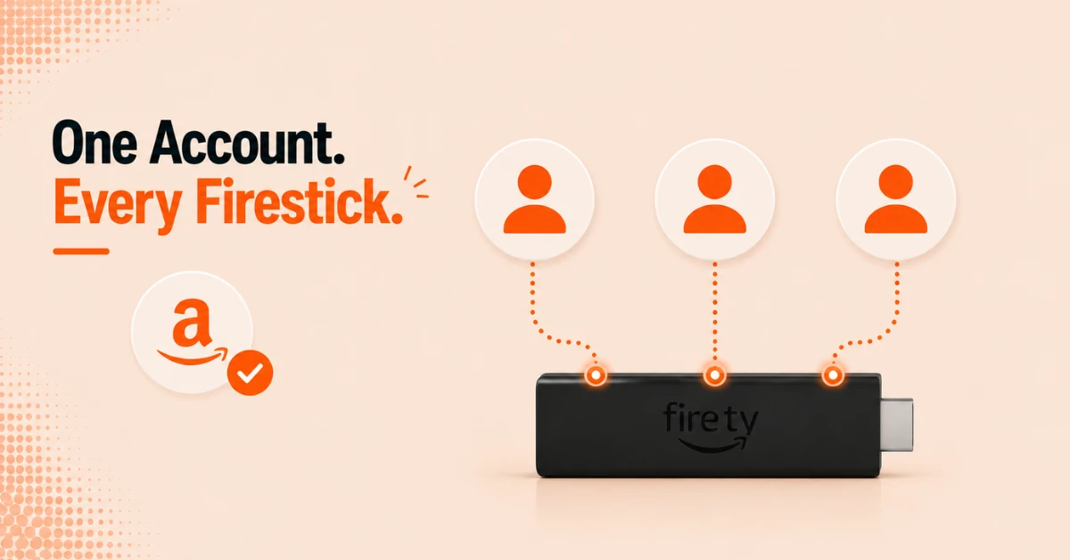 Set up multiple firesticks on one account