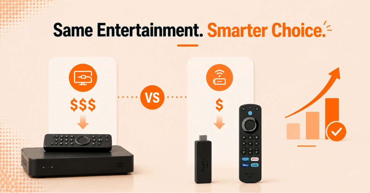 how much can I save switching from cable to fire stick