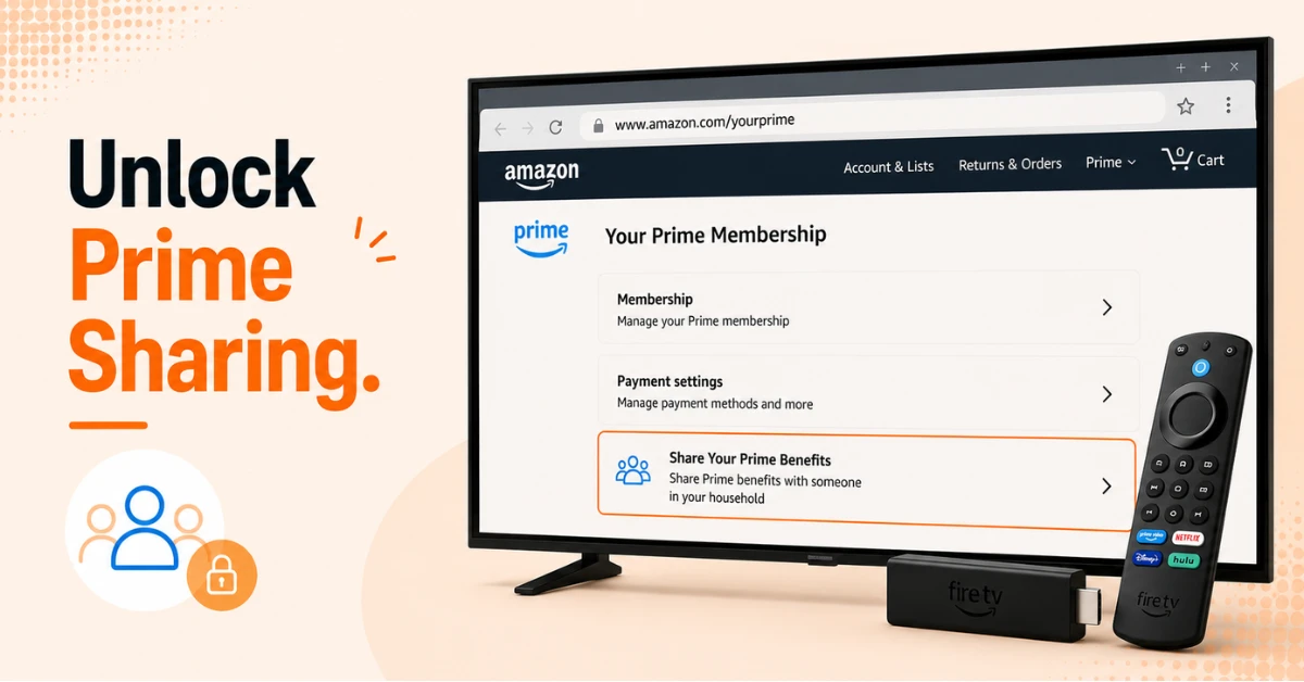 How to share a Fire Stick subscription with family
