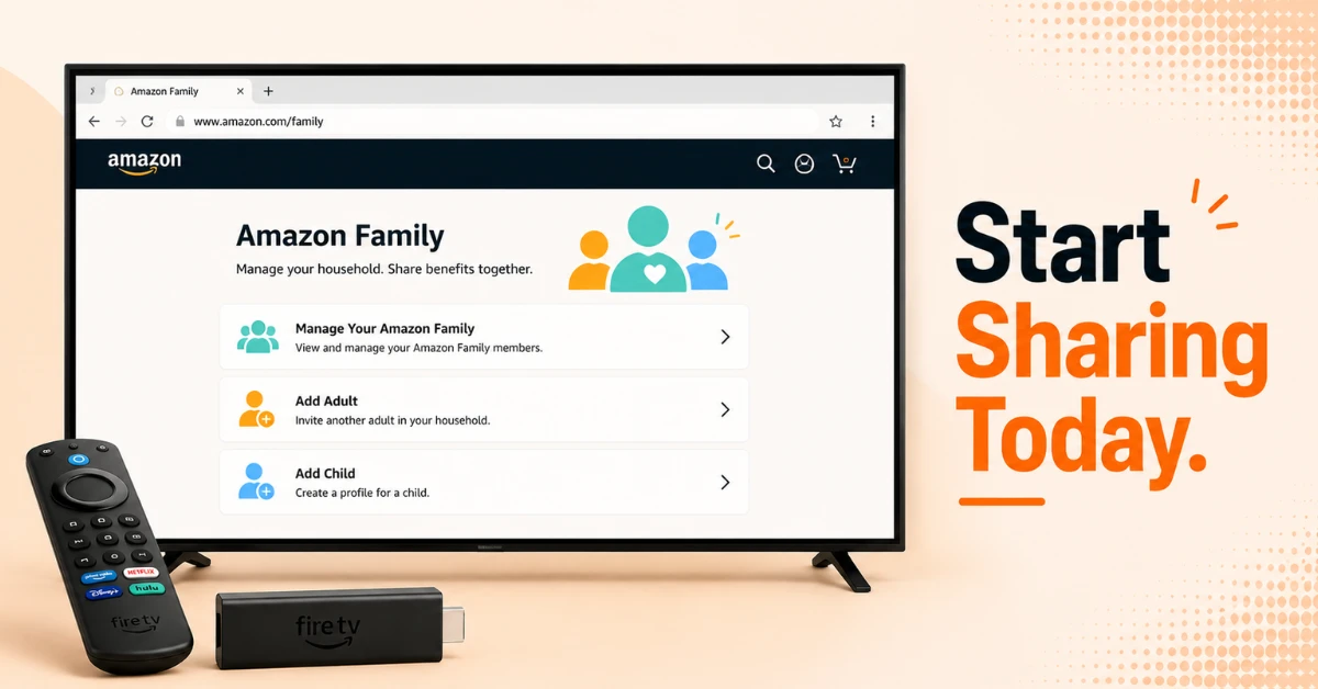 How to share a Fire Stick subscription with family