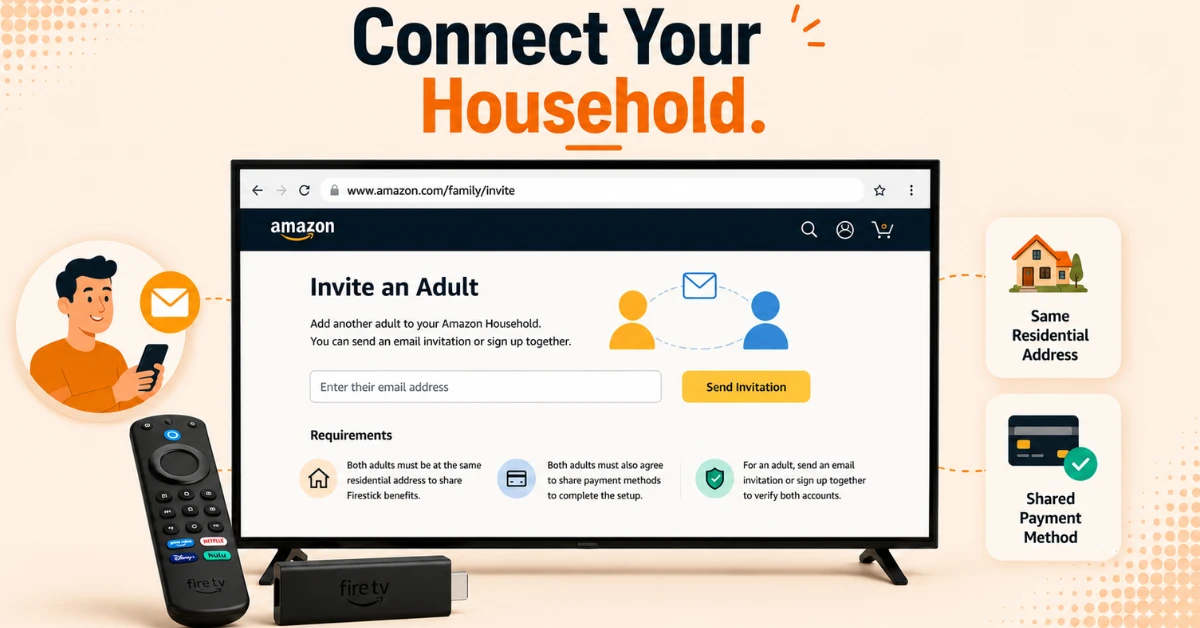 How to share a Fire Stick subscription with family