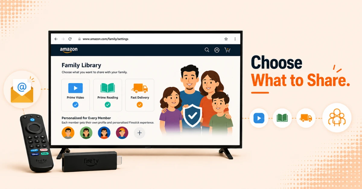 How to share a Fire Stick subscription with family