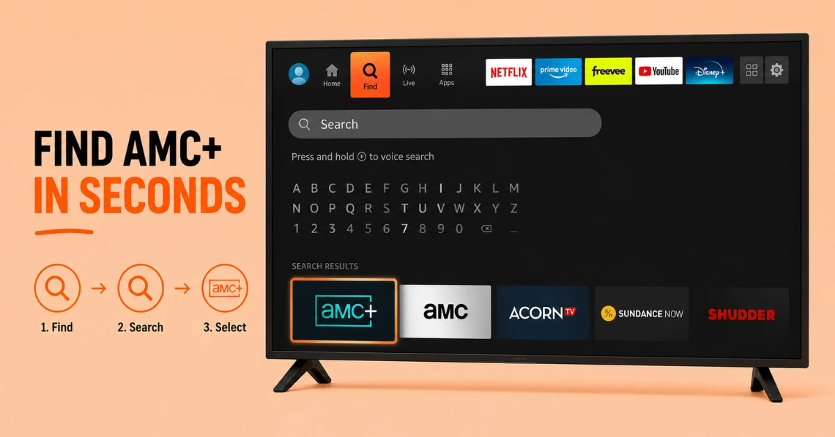 How to install amc plus on firestick