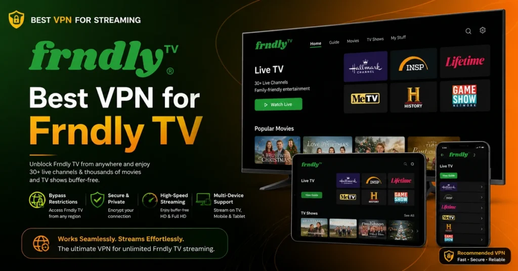 Best VPN for Frndly TV