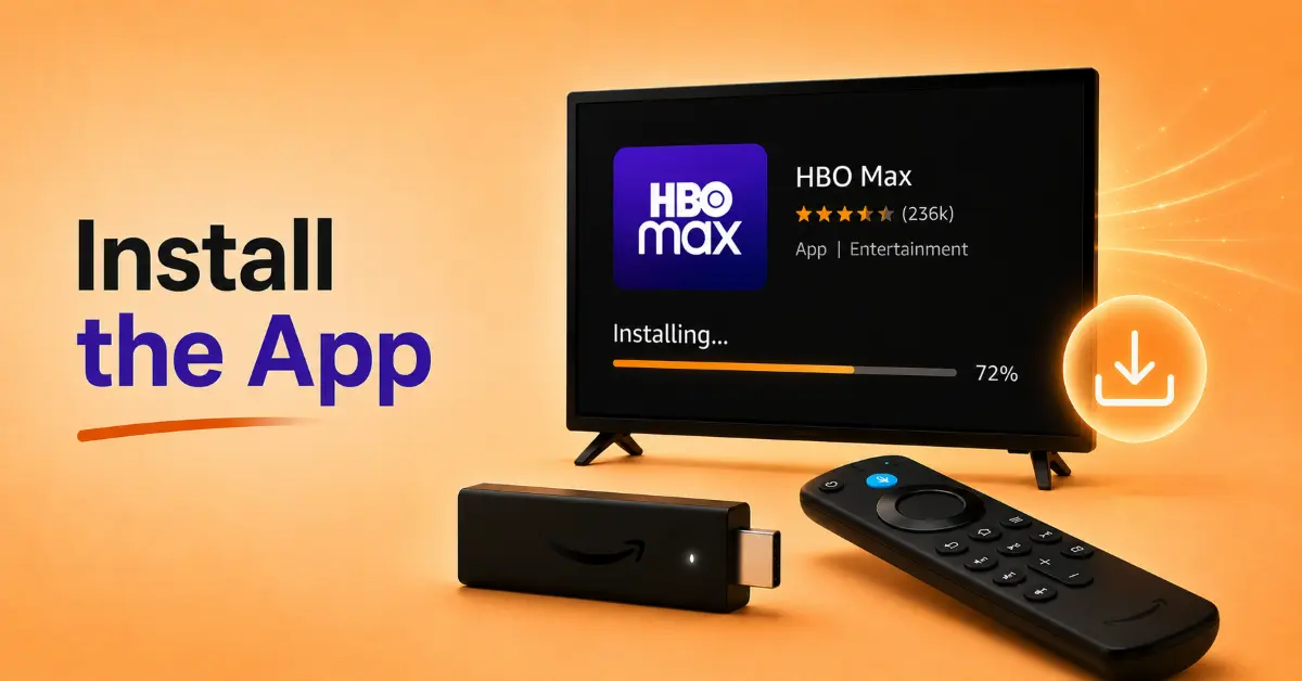 Install HBO Max on Firestick