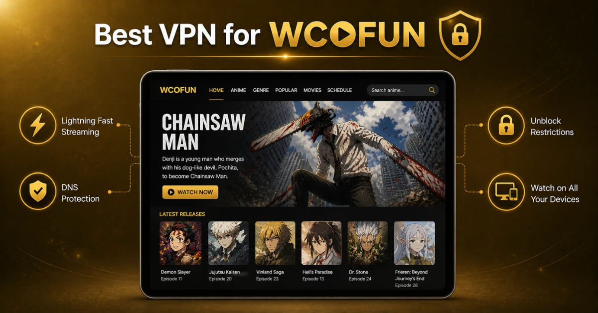 Best VPN for Wcofun
