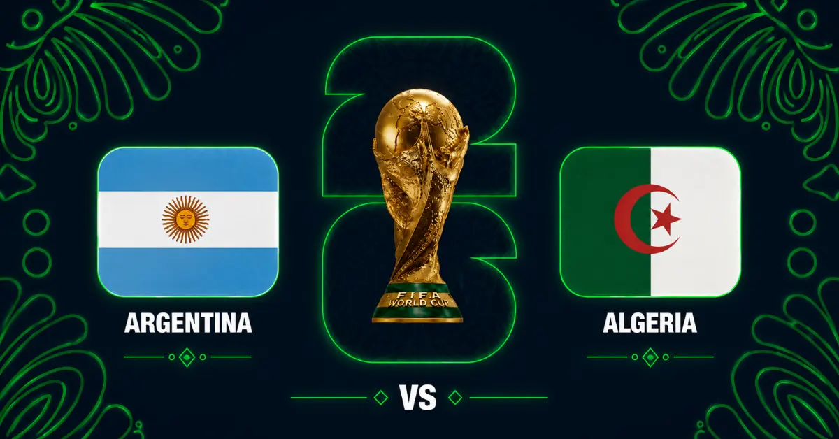 Watch Argentina vs Algeria Live, FIFA World Cup