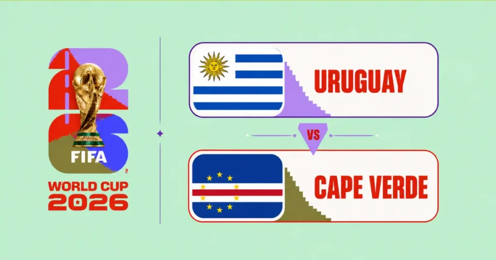 Watch Uruguay vs Cape Verde Live, FIFA World Cup