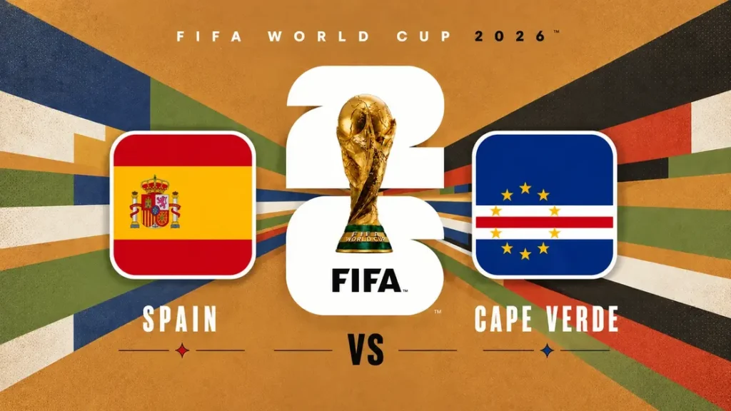Watch Spain vs Cape Verde Live, FIFA World Cup