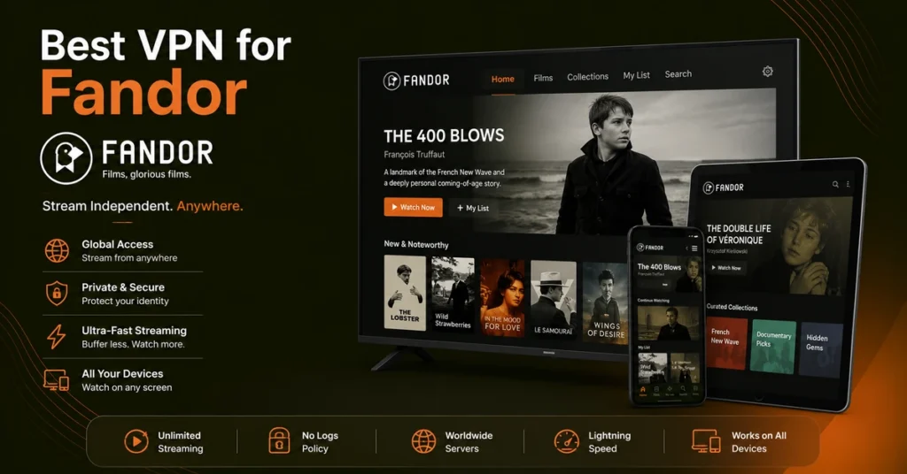 Best VPN for Fandor