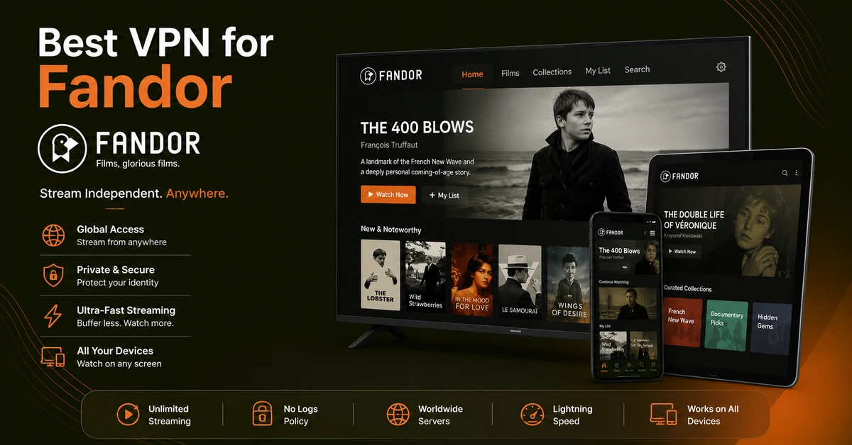 Best VPN for Fandor