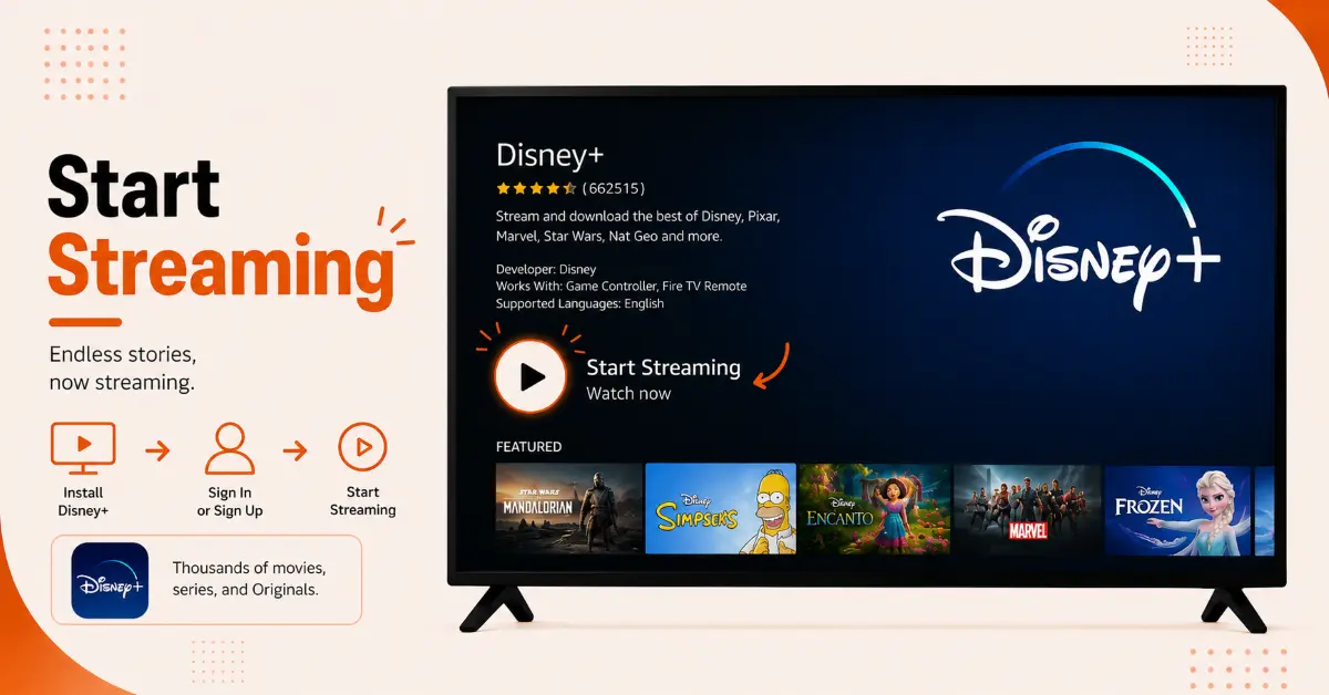 Sign In and Start Streaming