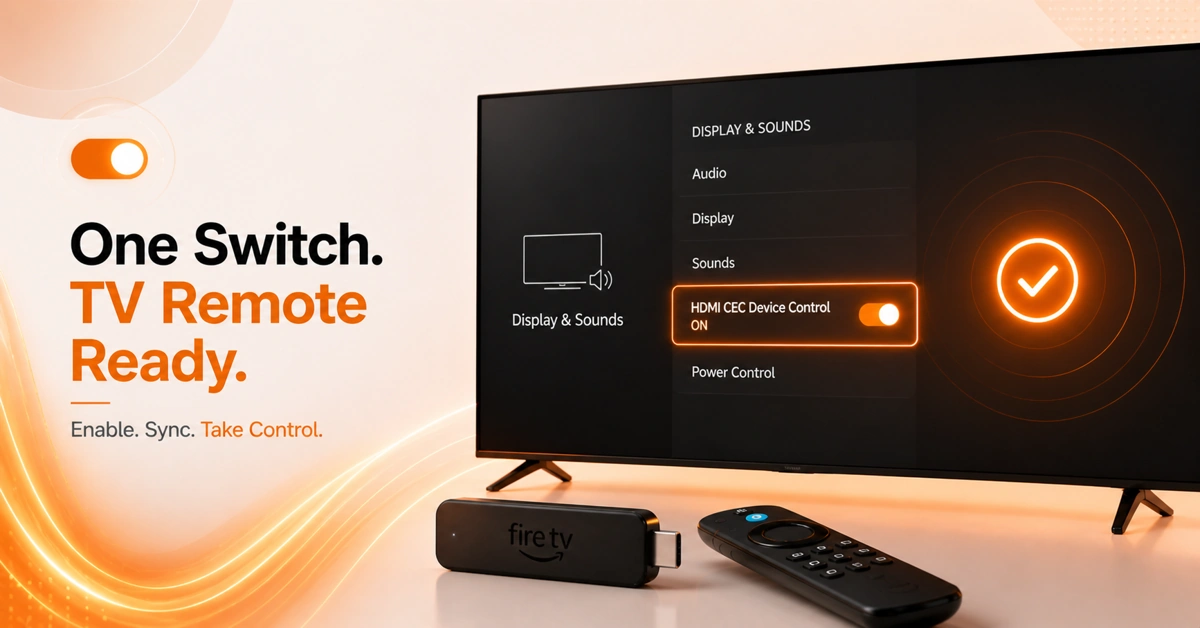 Can I Use My TV Remote to Control Firestick? (Step 3)