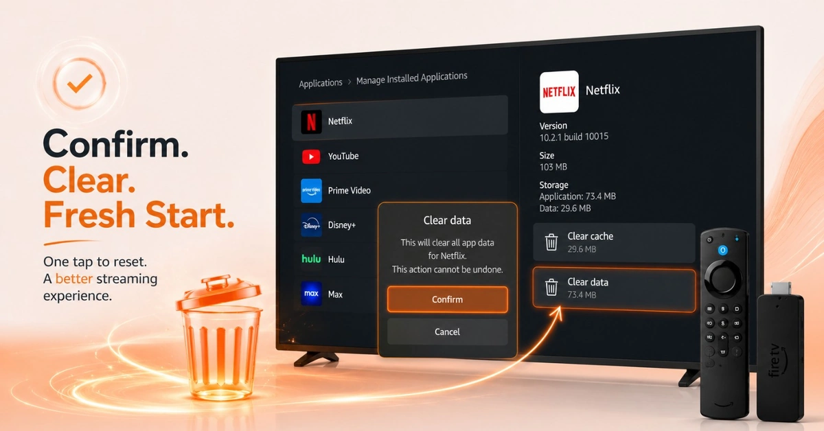 How to Clear Data on Firestick Apps (Step 4)