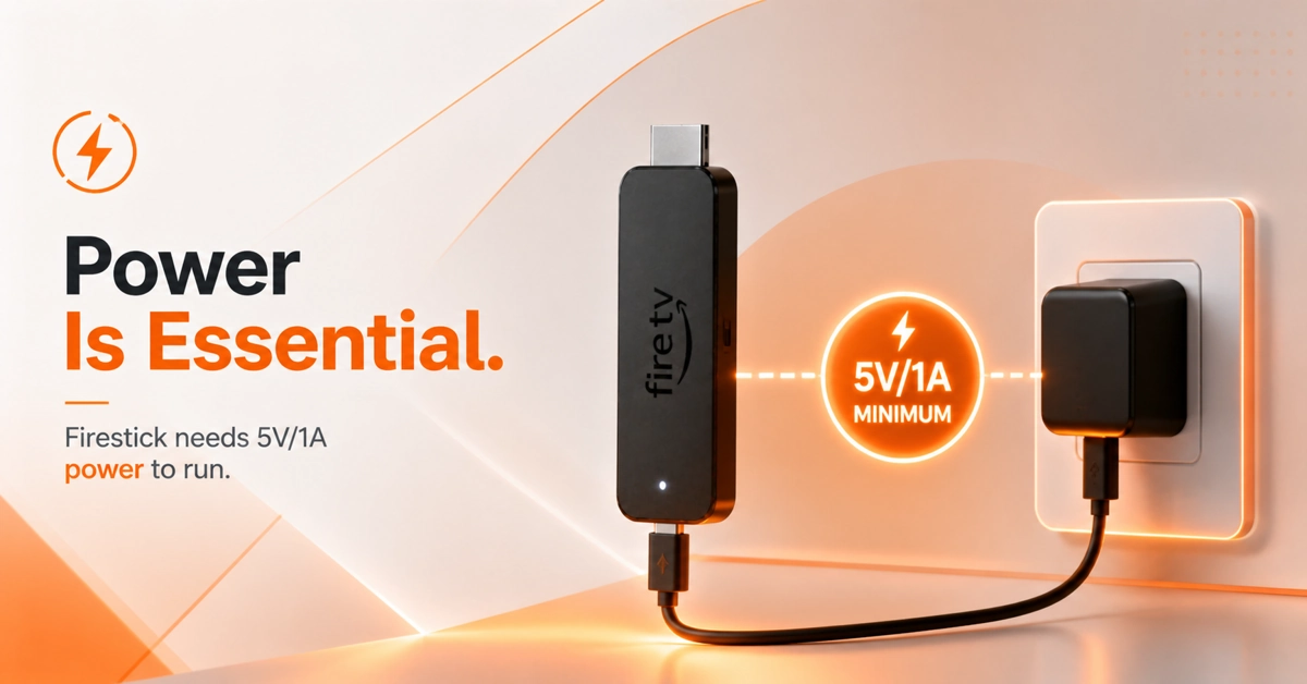 Can Firestick Work Without Being Plugged In? (Step 1)