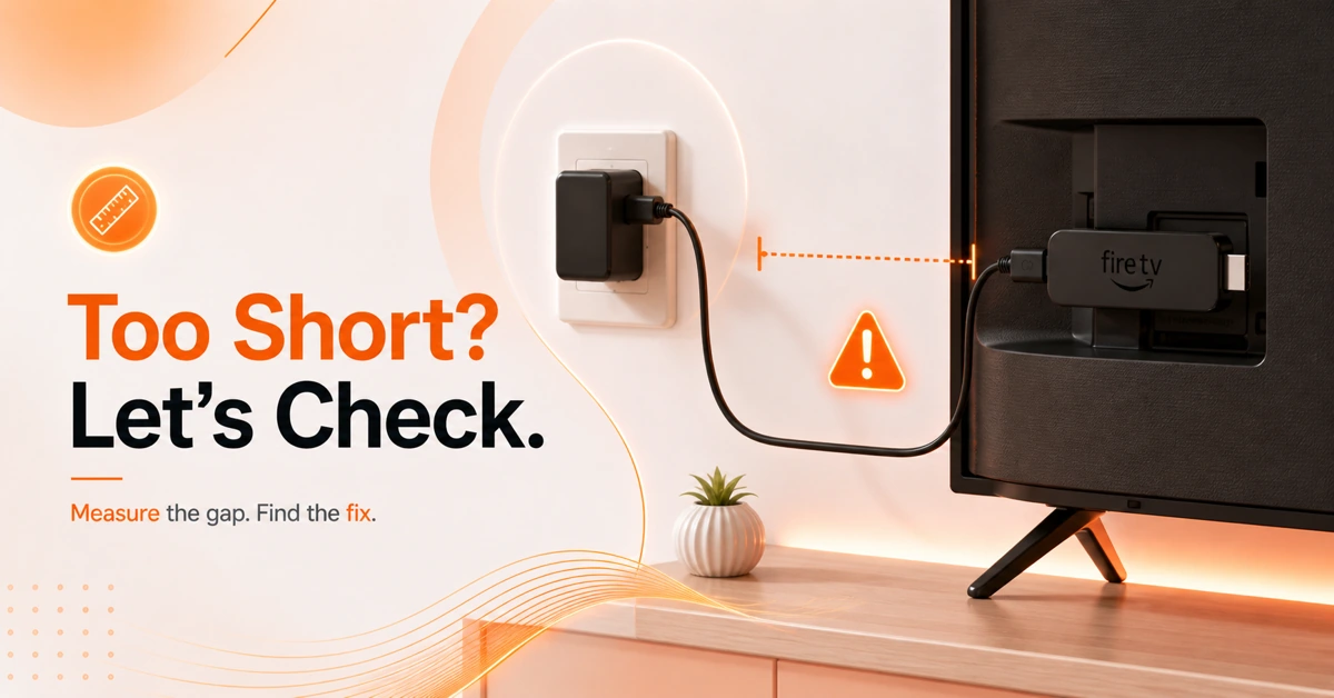 How Do I Extend the Power Cable on Firestick? (Step 1)