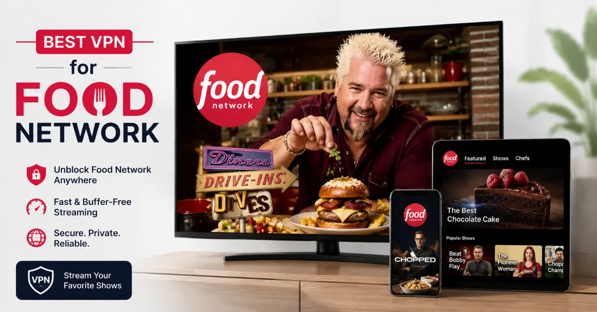 Best VPN for Food Network