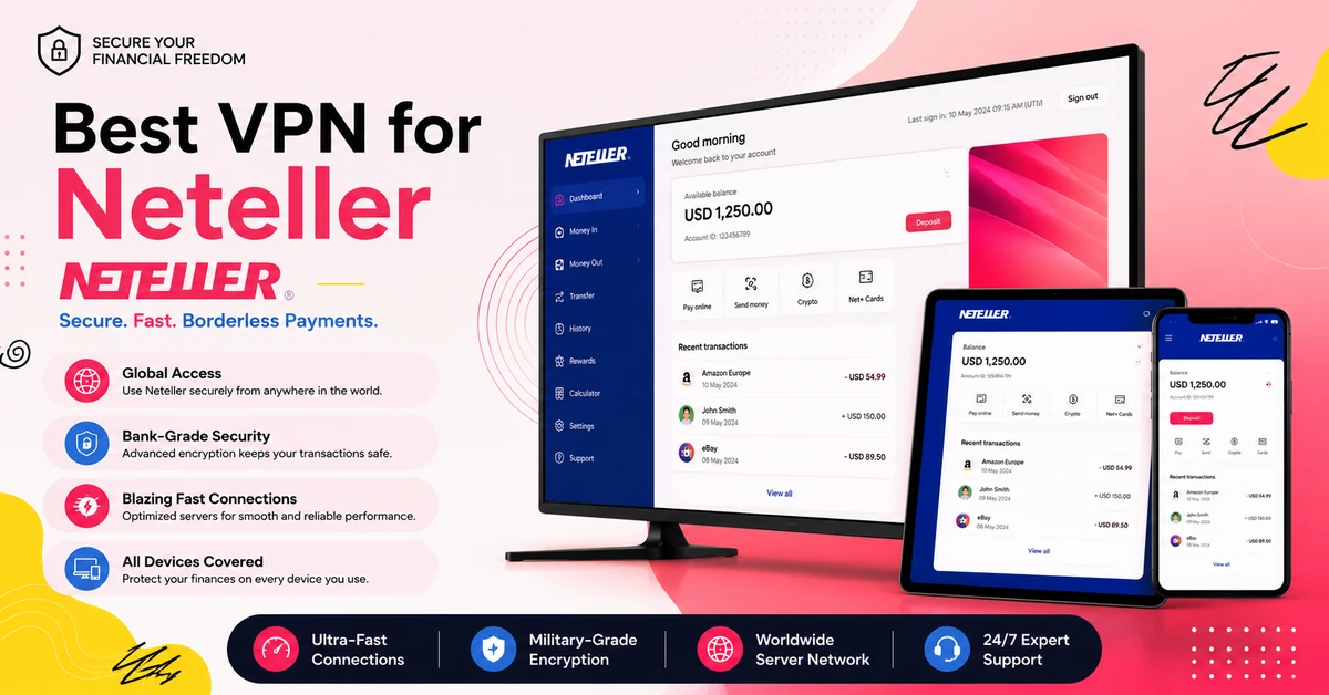 Best VPN For Neteller