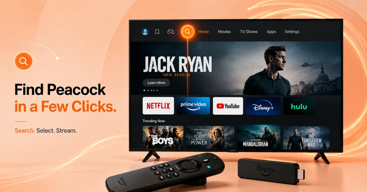 How to Install Peacock on Firestick (Step-by-Step)
