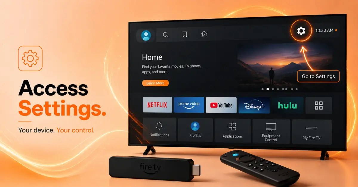Open Firestick Settings