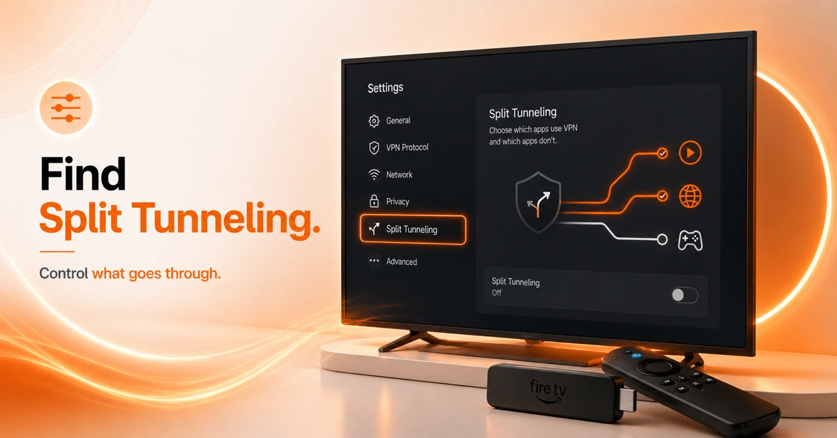 How To Use Split Tunneling on FireStick VPN? Step 2