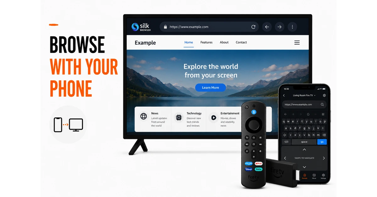 Can I browse the internet on Firestick from my phone?